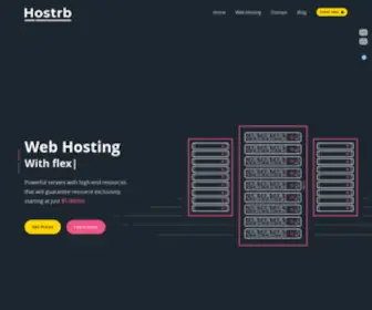 Hostrb.com(Domain & Web Hosting Provider Company in Bangladesh) Screenshot