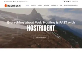 Hostrident.com(Hostrident) Screenshot