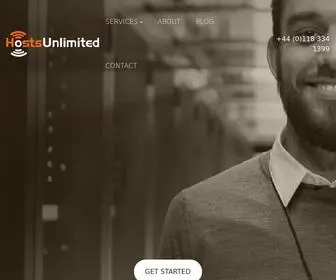 Hosts-Unlimited.com(UK Cloud Computing Services) Screenshot