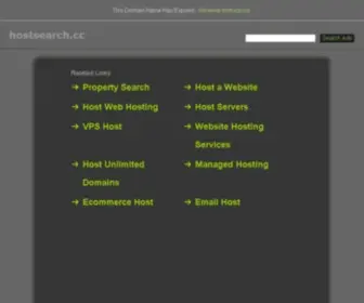 Hostsearch.cc(Whois) Screenshot