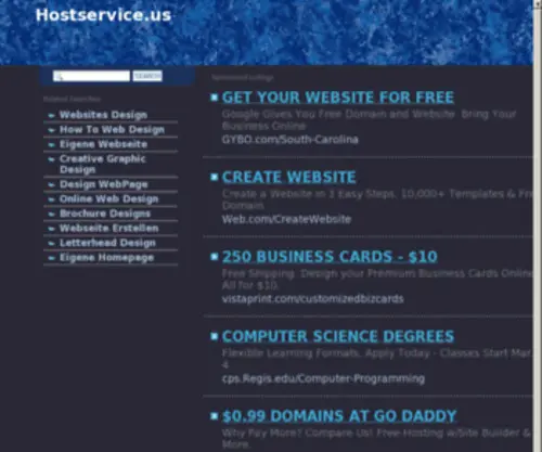 Hostservice.us(Hostservice) Screenshot