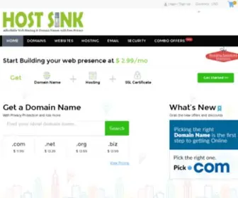 Hostsink.com(Hustbee) Screenshot