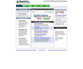 Hostsite.com(Host Site) Screenshot