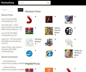 Hostsoft.org(Hostsoft Providing pc All Software) Screenshot