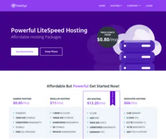 Hostsyc.com(Best Site to Book Domains and for Hosting) Screenshot