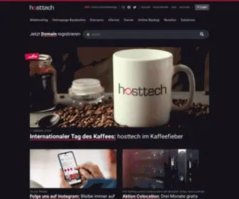 Hosttech.at(Webhosting, Domains, Rootserver | hosttech Österreich) Screenshot