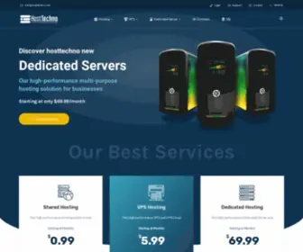 Hosttechno.com(Reliable Hosting Technologies) Screenshot