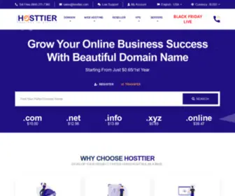 Hosttier.com(BELIEVE IN QUALITY) Screenshot