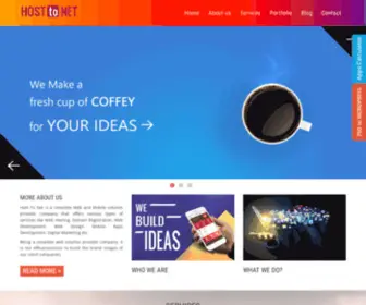 Hosttonet.com(Mobile Apps and Website Design Company in Kolkata) Screenshot