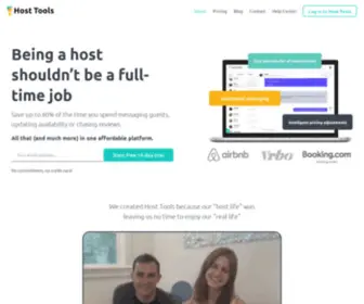 Hosttools.com(Automated Messaging & Pricing For Short Term Rental Hosts) Screenshot