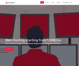 Hosttripper.com(Fast And Secure WebHosting) Screenshot