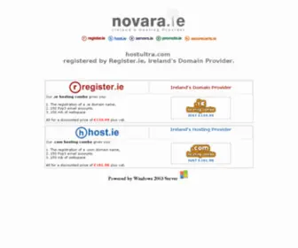 Hostultra.com(Host Ultra) Screenshot