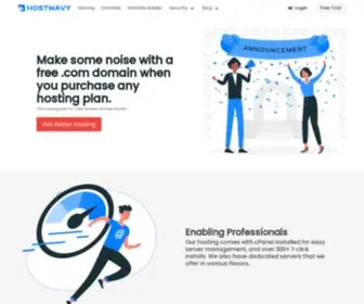 Hostwavy.com(Hosting & Domains) Screenshot