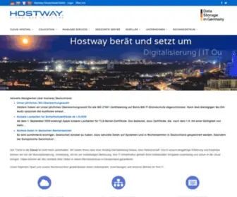 Hostway.de(Hostway Deutschland) Screenshot