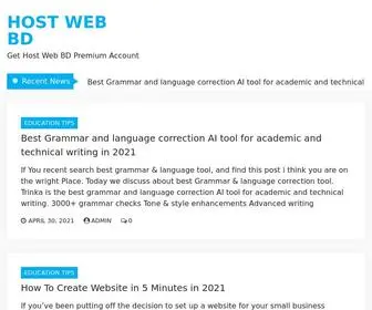 Hostwebbd.site(Host Web BD) Screenshot