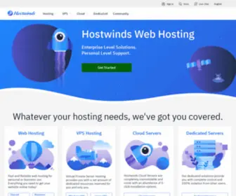 Hostwinds.ng(Hosting company) Screenshot