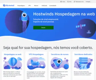 Hostwinds.pt(Alojamento web empresarial) Screenshot