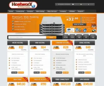 Hostworx.co.za(Web Hosting) Screenshot