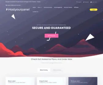 Hostyourpanel.com(Portal Home) Screenshot