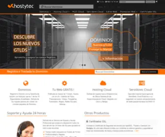 Hostytec.com(Dominios y Alojamientos Web) Screenshot