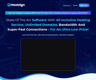 Hostzign.com(Hostzign) Screenshot