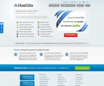 Hostzilla.ro(Gazduire web) Screenshot
