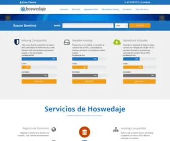 Hoswedaje.com(Hosting WEB) Screenshot