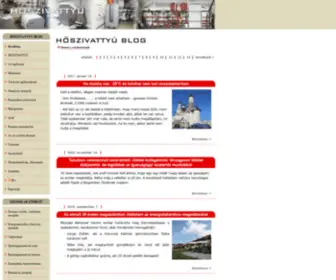 Hoszivattyu.org(Hőszivattyú blog) Screenshot