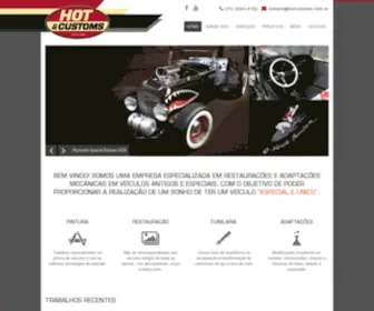 Hot-Custons.com.br(Hot & Customs) Screenshot