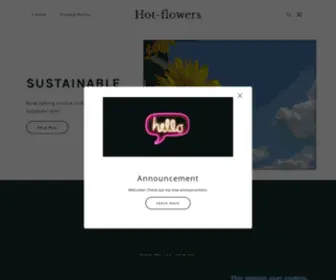 Hot-Flowers.com(Hot Flowers) Screenshot