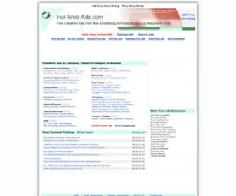 Hot-Web-ADS.com(US Free Advertising) Screenshot