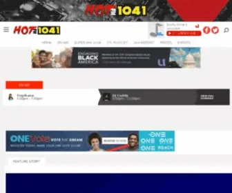 Hot1041STL.com(HOT 104.1) Screenshot
