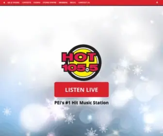 Hot1055FM.com(Hot 105.5 FM) Screenshot