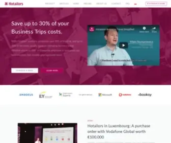 Hotailors.com(Contingent Workforce Business Travel Management) Screenshot