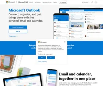 Hotamail.com(Free personal email and calendar from Microsoft) Screenshot