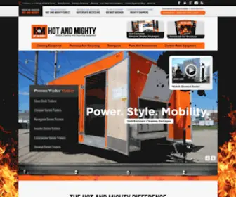 Hotandmighty.com(Pressure Washer Trailer) Screenshot