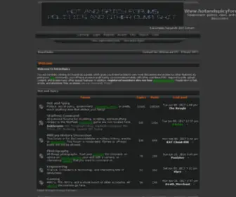 Hotandspicyforums.com(Hot & Spicy Forums) Screenshot