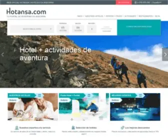Hotansa.com(Hoteles, restaurantes y ocio en Andorra) Screenshot