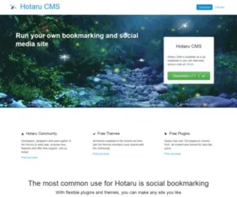 Hotarucms.org(Hotaru CMS) Screenshot