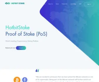 Hotbitstake.com(Hotbitstake safe cryptoasset staking platform) Screenshot