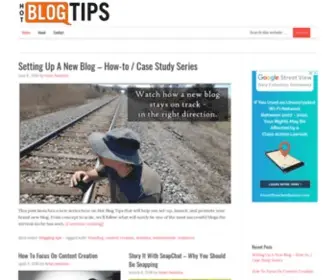 Hotblogtips.com(Blogging Tips For Bloggers) Screenshot