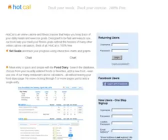 Hotcal.com(Calorie tracker) Screenshot