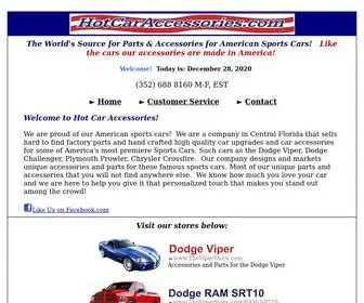 Hotcaraccessories.com(Sports car parts & accessory products) Screenshot