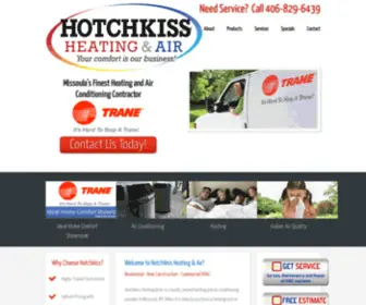 Hotchkissmt.com(Hotchkiss Heating & Air) Screenshot