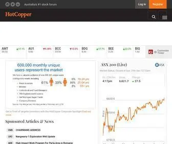 Hotcopper.com.au(ASX Share Prices) Screenshot