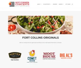 Hotcornerconcepts.com(Hot Corner Concepts Restaurants) Screenshot