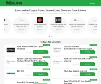 Hotdealz.co.uk(Promo Codes) Screenshot