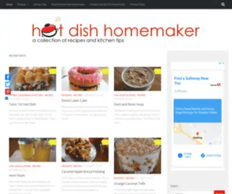 Hotdishhomemaker.com(Hot Dish Homemaker) Screenshot