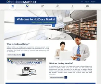 Hotdocsmarket.com(HotDocs Market) Screenshot