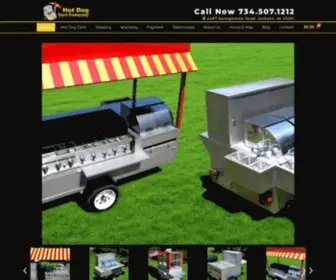 Hotdogcartcompany.com(Hot Dog Cart Company) Screenshot